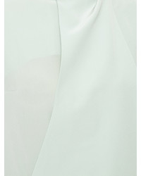 Мятная шелковая блузка от Lanvin