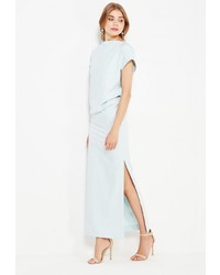 Мятное вечернее платье от Aleksandra Vanushina