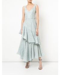 Мятное вечернее платье от Bambah