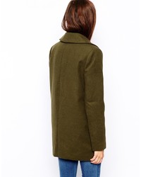 Женское мятное пальто от Asos