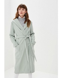 Женское мятное пальто от Gepur