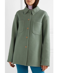 Женское мятное пальто от Acne Studios