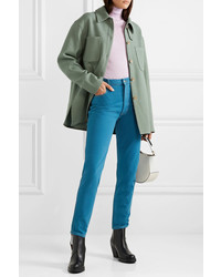 Женское мятное пальто от Acne Studios