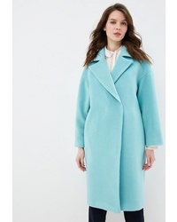 Женское мятное пальто от Villagi