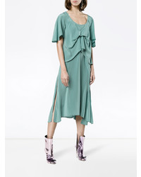 Мятное платье-миди от Sies Marjan
