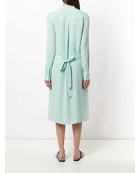 Мятное платье-рубашка от Theory