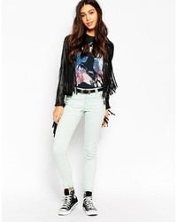 Мятные джинсы скинни от Brave Soul