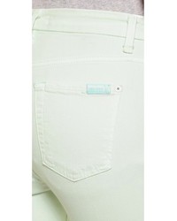 Мятные джинсы скинни от 7 For All Mankind