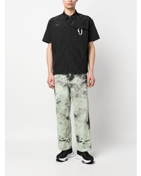 Мужские мятные джинсы от Oamc