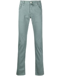 Мужские мятные джинсы от Jacob Cohen