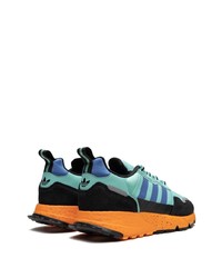 Мужские мятные замшевые кроссовки от adidas