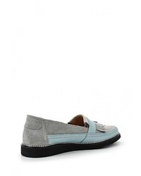 Женские мятные замшевые лоферы от El Tempo