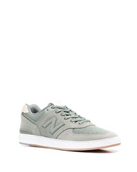 Мужские мятные замшевые низкие кеды от New Balance