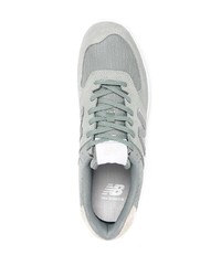 Мужские мятные замшевые низкие кеды от New Balance