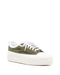 Мужские мятные замшевые низкие кеды от Eleventy