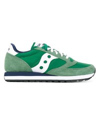 Мужские мятные замшевые низкие кеды от Saucony