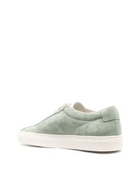 Мужские мятные замшевые низкие кеды от Common Projects