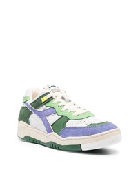 Мужские мятные замшевые низкие кеды от Diadora