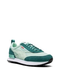 Мужские мятные замшевые низкие кеды от Puma