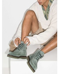 Мужские мятные замшевые повседневные ботинки от Jacquemus