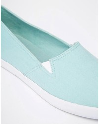 Женские мятные кеды из плотной ткани от Asos
