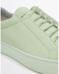 Женские мятные кожаные кеды от Vagabond