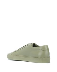 Мужские мятные кожаные низкие кеды от Common Projects