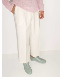 Мужские мятные кожаные низкие кеды от Common Projects