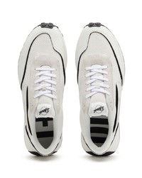 Мужские мятные кожаные низкие кеды от Diesel