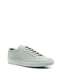 Мужские мятные кожаные низкие кеды от Common Projects