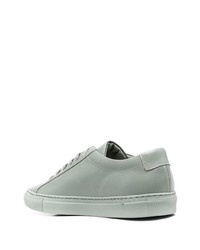 Мужские мятные кожаные низкие кеды от Common Projects