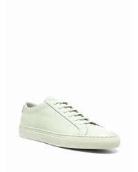 Мужские мятные кожаные низкие кеды от Common Projects