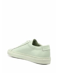 Мужские мятные кожаные низкие кеды от Common Projects