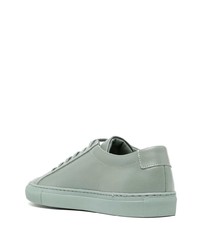 Мужские мятные кожаные низкие кеды от Common Projects