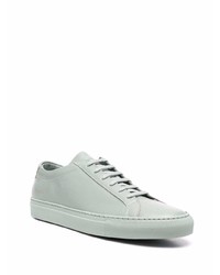 Мужские мятные кожаные низкие кеды от Common Projects