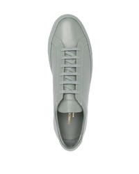 Мужские мятные кожаные низкие кеды от Common Projects