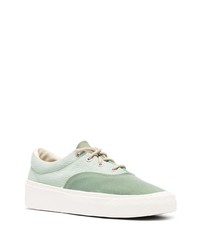 Мужские мятные кожаные низкие кеды от Converse