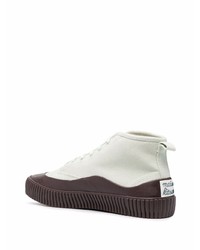 Мужские мятные низкие кеды от MAISON KITSUNÉ