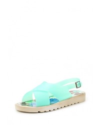 Мятные сандалии на плоской подошве от Tom &amp; Eva