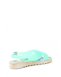 Мятные сандалии на плоской подошве от Tom &amp; Eva