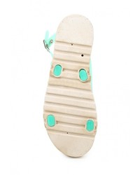 Мятные сандалии на плоской подошве от Tom &amp; Eva