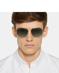 Мужские мятные солнцезащитные очки от Orlebar Brown
