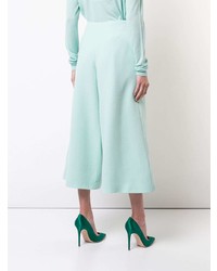 Мятные широкие брюки от DELPOZO