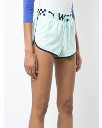 Женские мятные шорты от Fenty X Puma