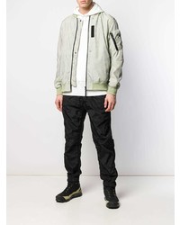 Мужской мятный бомбер от Stone Island Shadow Project