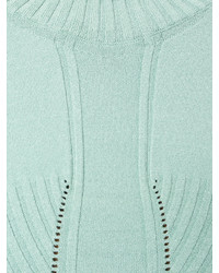 Женский мятный вязаный свитер от Antonio Marras