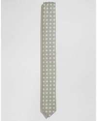 Мужской мятный галстук с принтом от Asos