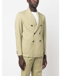 Мужской мятный двубортный пиджак от Barena