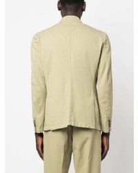 Мужской мятный двубортный пиджак от Barena