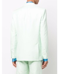 Мужской мятный двубортный пиджак от Casablanca